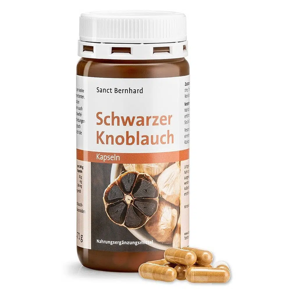 Sanct Bernhard Fekete Fokhagyma 500mg kapszula - 120db 1 Sanct Bernhard Fekete Fokhagyma 500mg kapszula - 120db