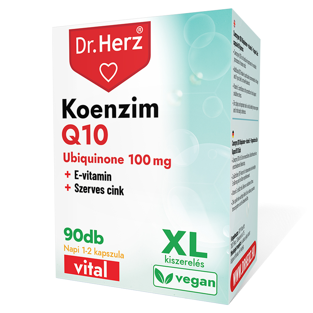 Dr. Herz XL Koenzim Q10 kapszula - 90db 1 Dr. Herz XL Koenzim Q10 kapszula - 90db