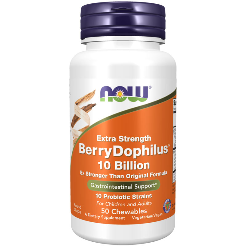 Now Berry Dophilius Extra Strength 10 Billion rágótabletta 50db 1 Now Berry Dophilius Extra Strength 10 Billion rágótabletta 50db
