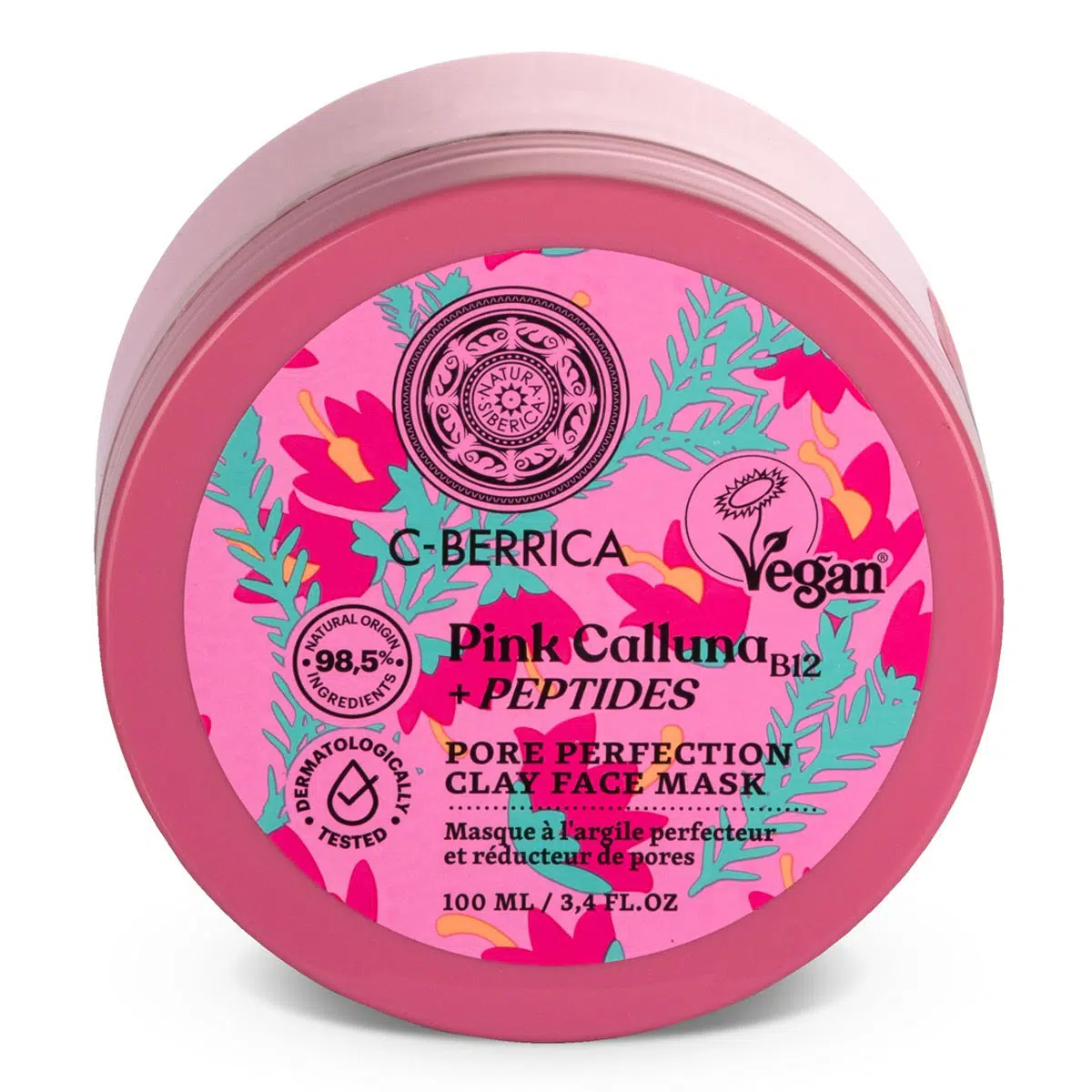 Natura Siberica C-Berrica Pink Calluna Pórustisztító agyagos arcmaszk - 100ml 1 Natura Siberica C-Berrica Pink Calluna Pórustisztító agyagos arcmaszk - 100ml
