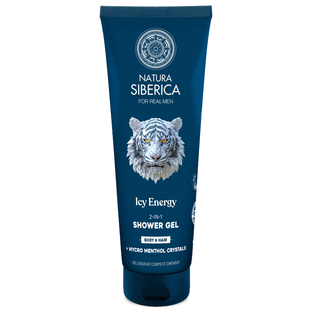 Natura Siberica "Ice Energy” 2 az 1-ben sampon és tusfürdő gél férfiaknak - 200ml 1 Natura Siberica "Ice Energy” 2 az 1-ben sampon és tusfürdő gél férfiaknak - 200ml