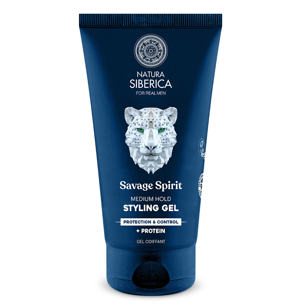 Natura Siberica „Savage Spirit” Hajformázó gél férfiaknak - 150ml 1 Natura Siberica „Savage Spirit” Hajformázó gél férfiaknak - 150ml
