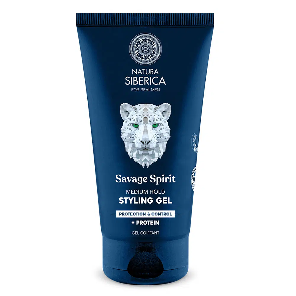 Natura Siberica „Savage Spirit” Hajformázó gél férfiaknak - 150ml 1 Natura Siberica „Savage Spirit” Hajformázó gél férfiaknak - 150ml