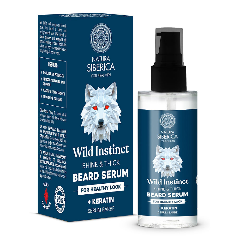 Natura Siberica „Wild Instinct” Szakállszérum férfiaknak - 50ml 1 Natura Siberica „Wild Instinct” Szakállszérum férfiaknak - 50ml