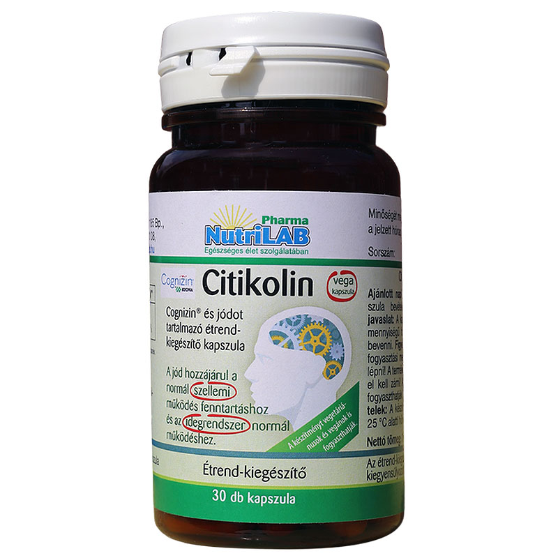 Nutrilab Citikolin kapszula - 30db 1 Nutrilab Citikolin kapszula - 30db
