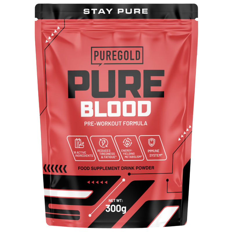 Pure Gold Pure Blood Pre-Workout (Pink Lemonade) 300g 1 Pure Gold Pure Blood Pre-Workout (Pink Lemonade) 300g