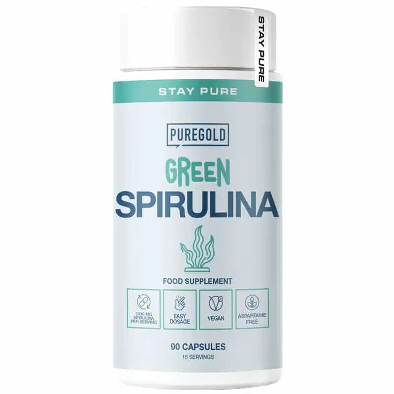 Pure Gold Green Spirulina kapszula - 90db 1 Pure Gold Green Spirulina kapszula - 90db