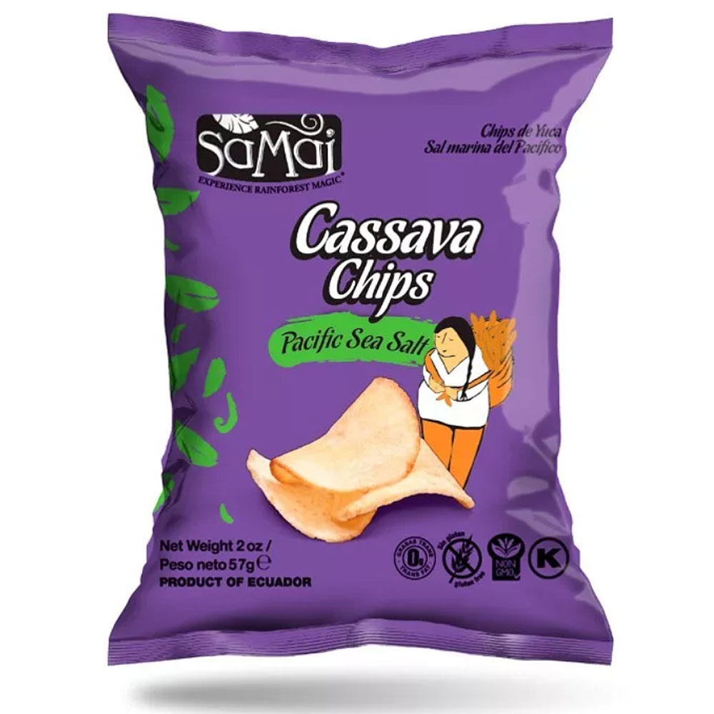 Samai Cassava chips tengeri sós - 57g 1 Samai Cassava chips tengeri sós - 57g