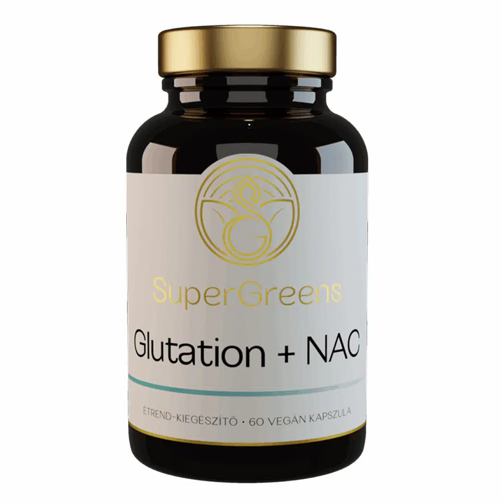 SuperGreens Glutation+NAC kapszula - 60db 1 SuperGreens Glutation+NAC kapszula - 60db