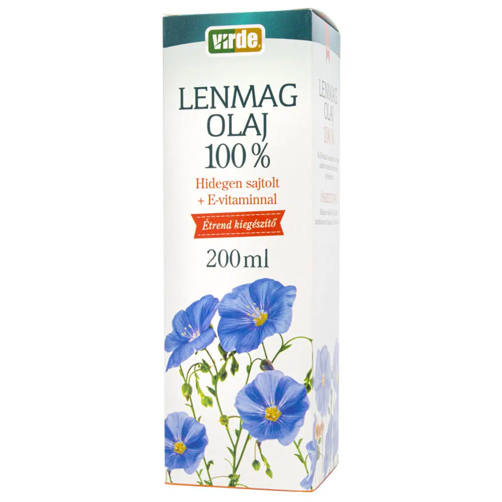 Virde Lenmagolaj 100% E-vitaminnal - 200ml 1 Virde Lenmagolaj 100% E-vitaminnal - 200ml