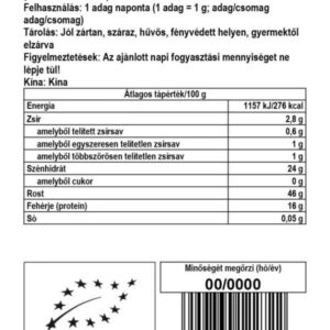 Biomenü bio 7-Gomba keverék por - 100g - Image 4