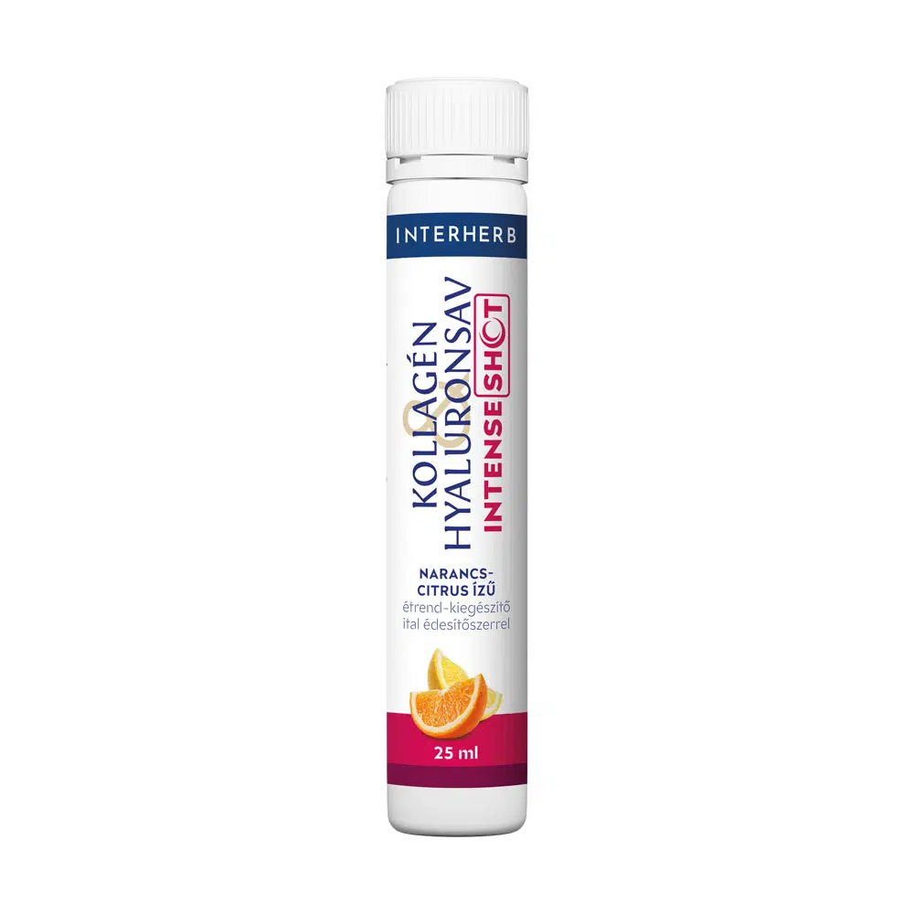 Interherb Kollagén Hyaluronsav Intense Shot - 14 ampulla 2 Interherb Kollagén Hyaluronsav Intense Shot - 14 ampulla - Image 2