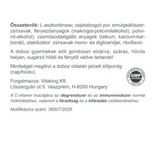 VitaKing C-Vitamin 1000mg tabletta - 200db 5 VitaKing C-Vitamin 1000mg tabletta - 200db - Image 3