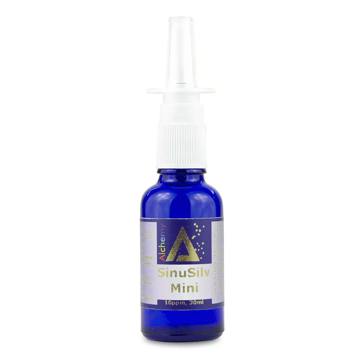 Alchemy SinuSilv Mini 10ppm ezüst hidrosol porlasztófejes orrspray - 30ml 1 Alchemy SinuSilv Mini 10ppm ezüst hidrosol porlasztófejes orrspray - 30ml
