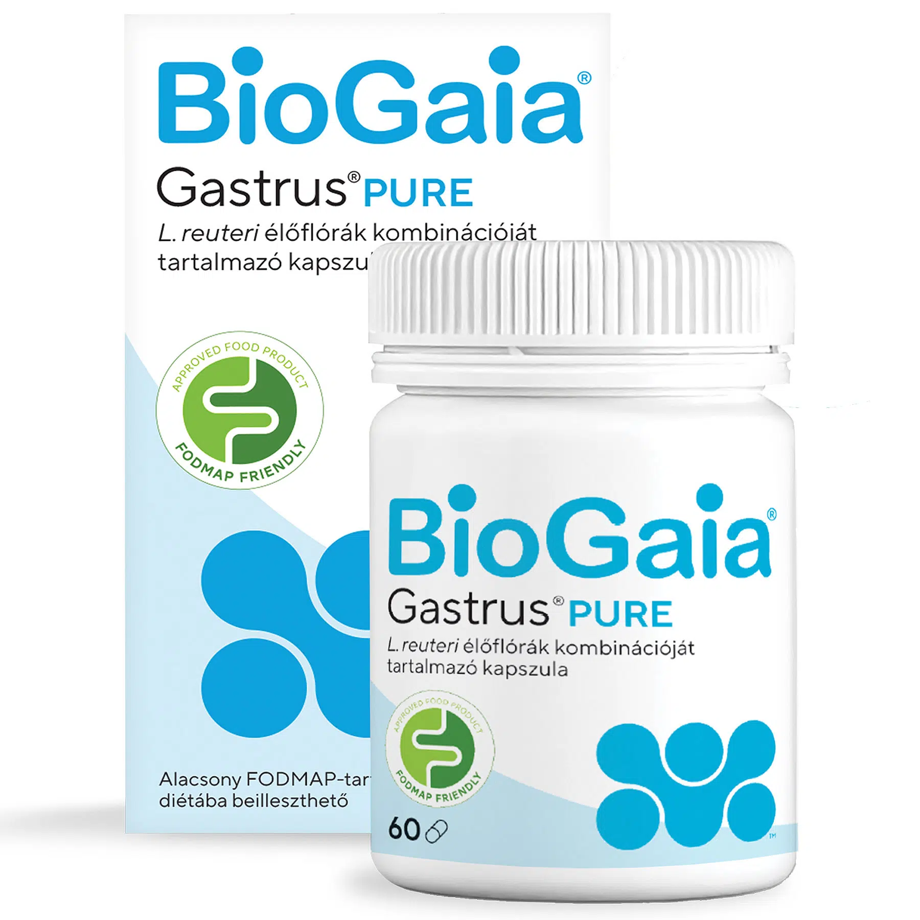 BioGaia Gastrus Pure kapszula - 60db 1 BioGaia Gastrus Pure kapszula - 60db