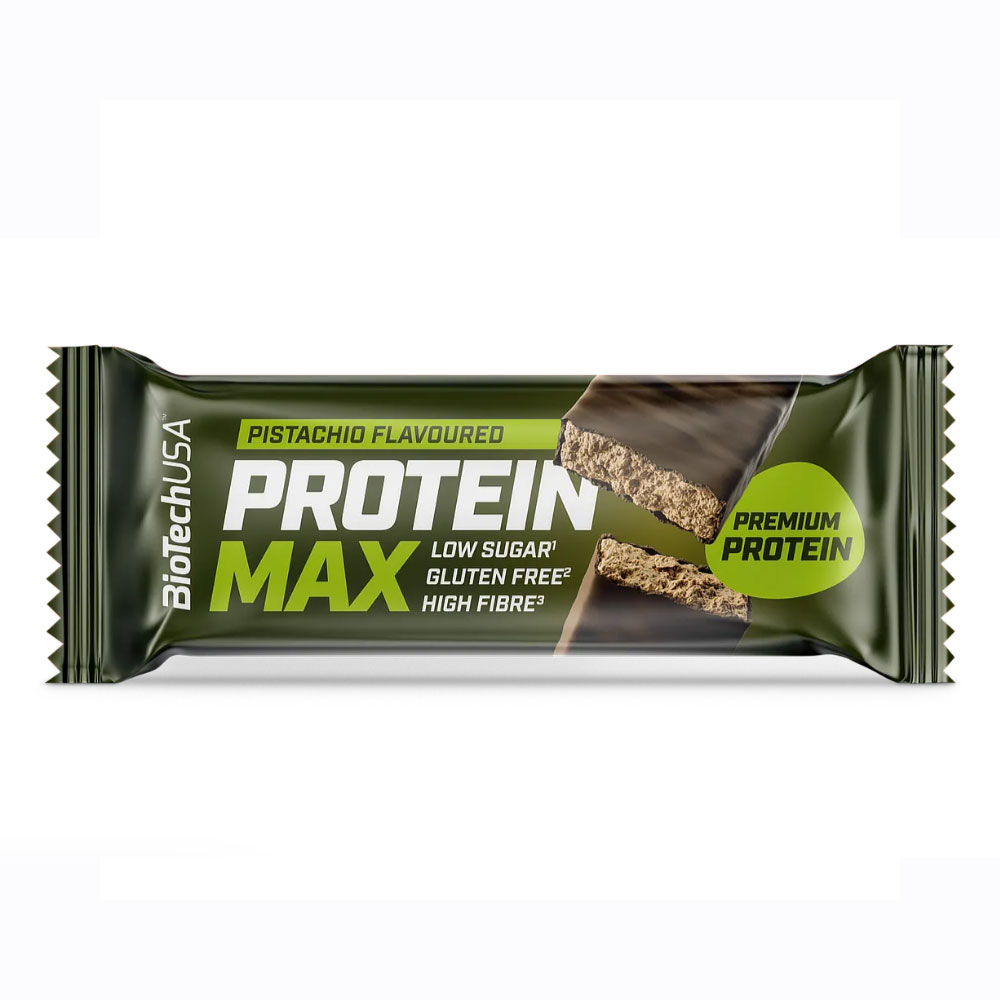 Biotech USA Protein Max protein szelet pisztácia - 45g 1 Biotech USA Protein Max protein szelet pisztácia - 45g