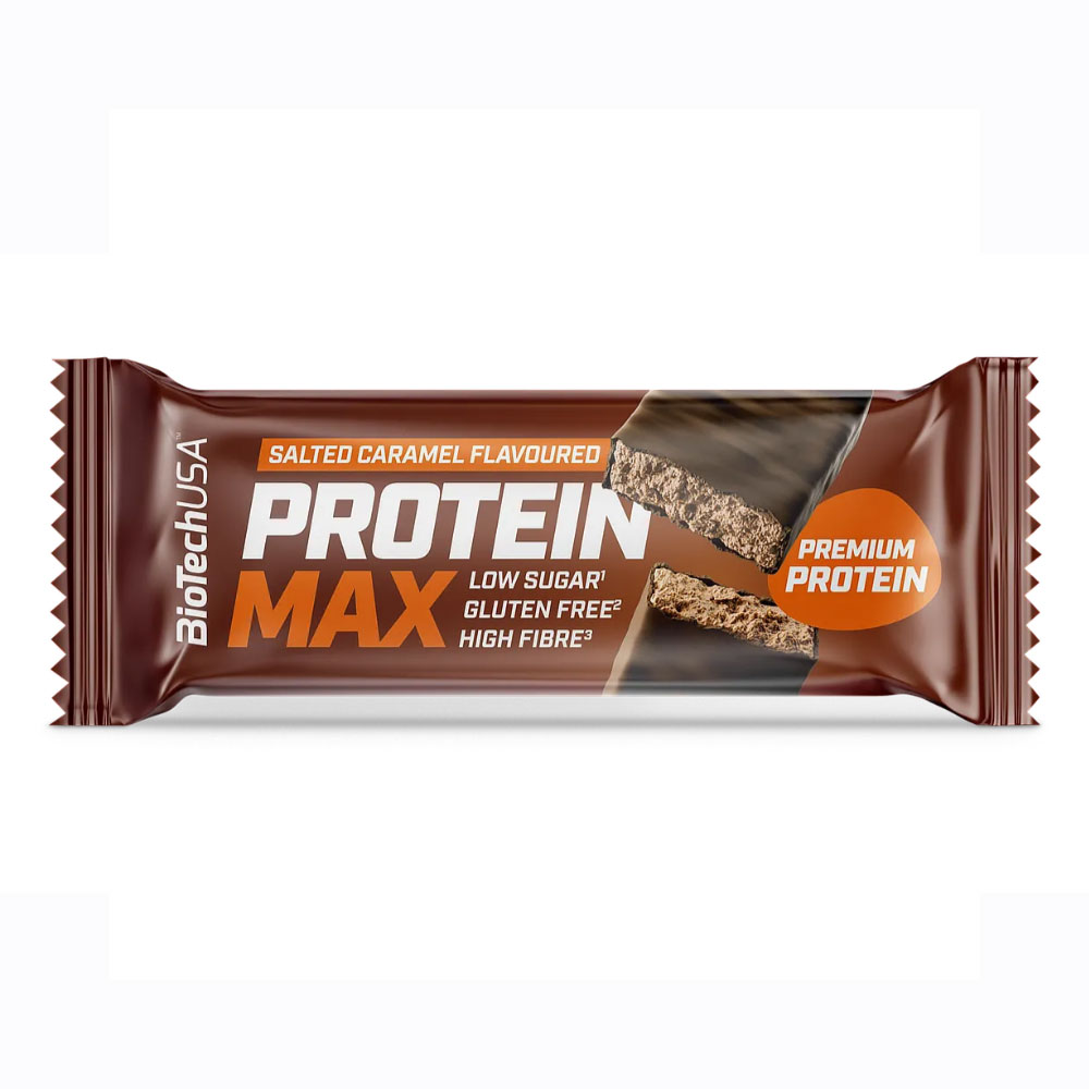 Biotech USA Protein Max protein szelet sós karamell - 45g 1 Biotech USA Protein Max protein szelet sós karamell - 45g