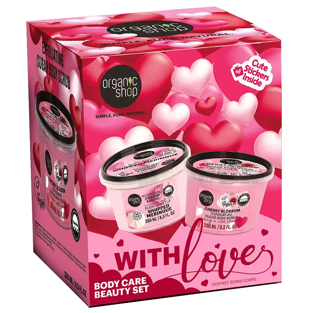 Organic Shop With Love Testápoló szépségszett - 250ml+250ml 1 Organic Shop With Love Testápoló szépségszett - 250ml+250ml