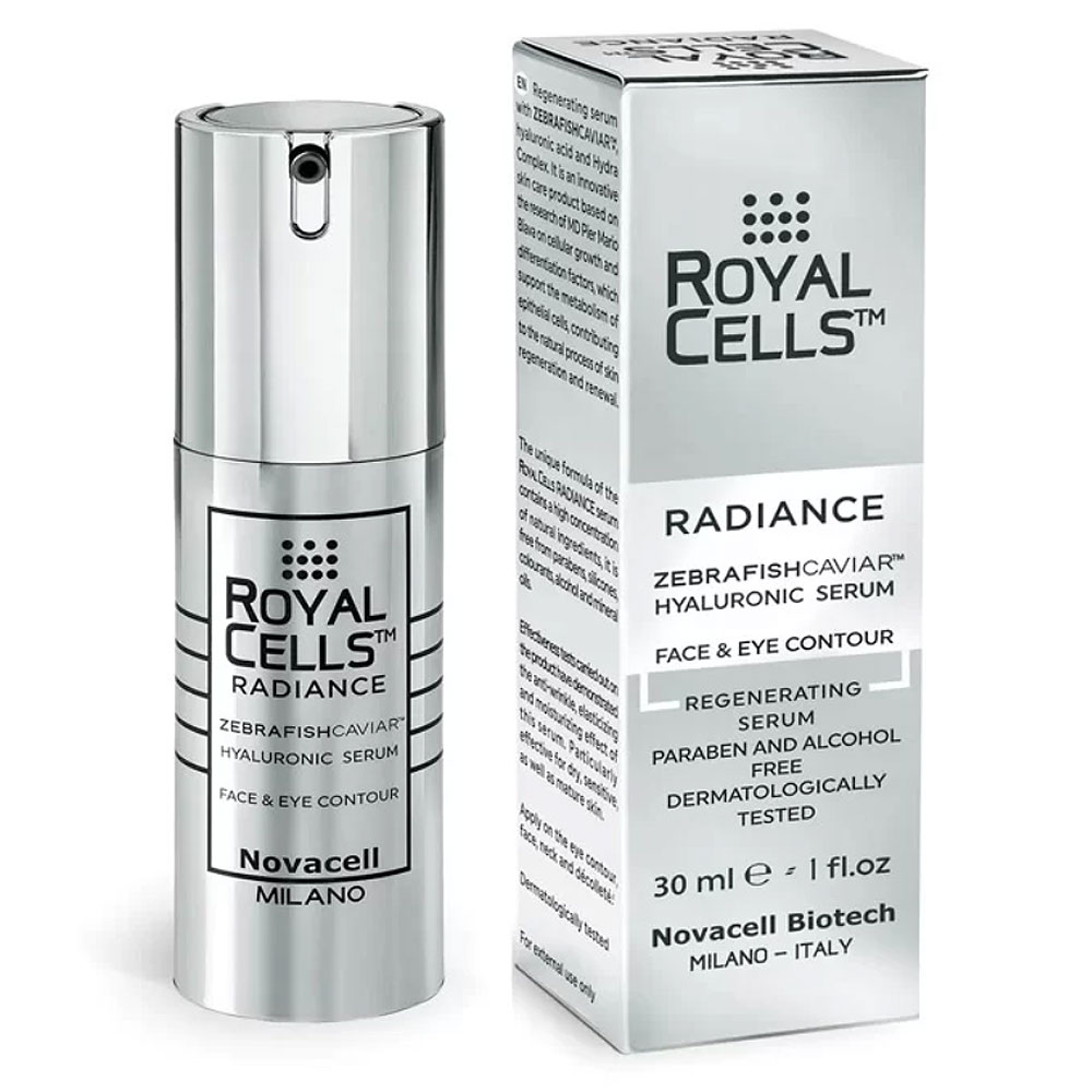 Royal Cells Radiance regeneráló és restruktúráló szérum arcra - 30ml 1 Royal Cells Radiance regeneráló és restruktúráló szérum arcra - 30ml