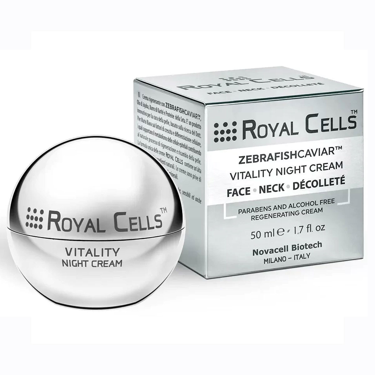 Royal Cells Vitality Night Cream hidratáló és regeneráló éjszakai krém - 50ml 1 Royal Cells Vitality Night Cream hidratáló és regeneráló éjszakai krém - 50ml