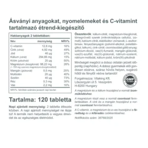 Vitaking Ultimate Minerál tabletta - 120db 4 Vitaking Ultimate Minerál tabletta - 120db - Image 2