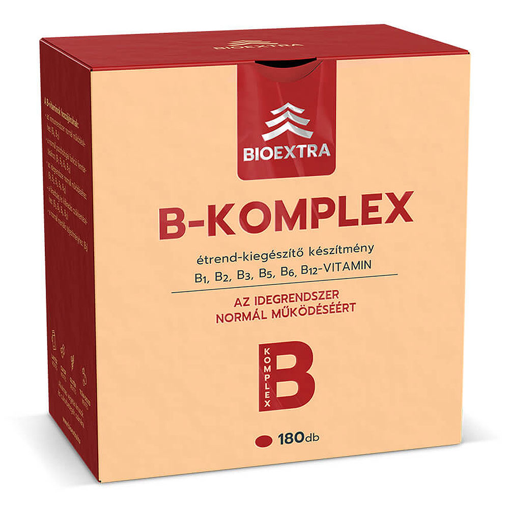 Bioextra B-komplex kapszula - 180db 1 Bioextra B-komplex kapszula - 180db