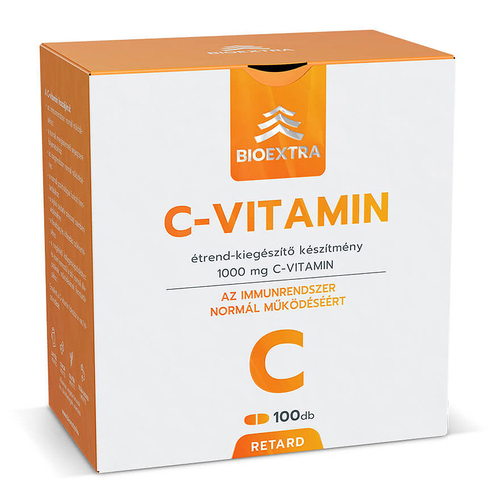 Bioextra C-vitamin 1000mg Retard tabletta - 100db 1 Bioextra C-vitamin 1000mg Retard tabletta - 100db