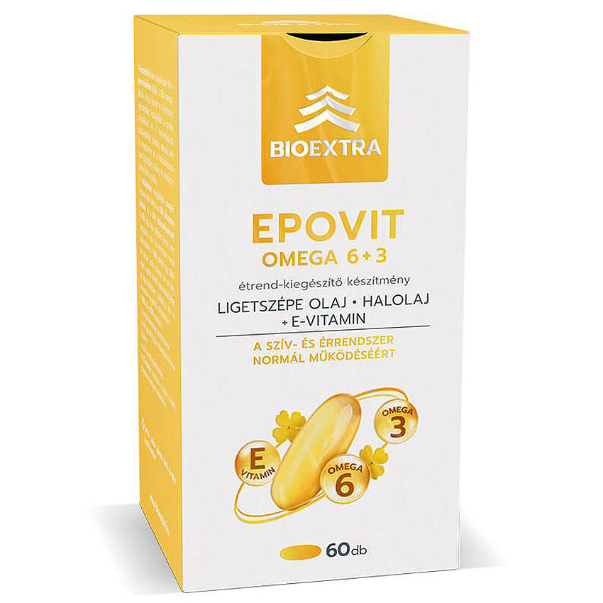 Bioextra Epovit Plusz Ligetszépe + halolaj kapszula - 60db 1 Bioextra epovit PLUSZ ligetszépe+halolaj kapszula 60 db