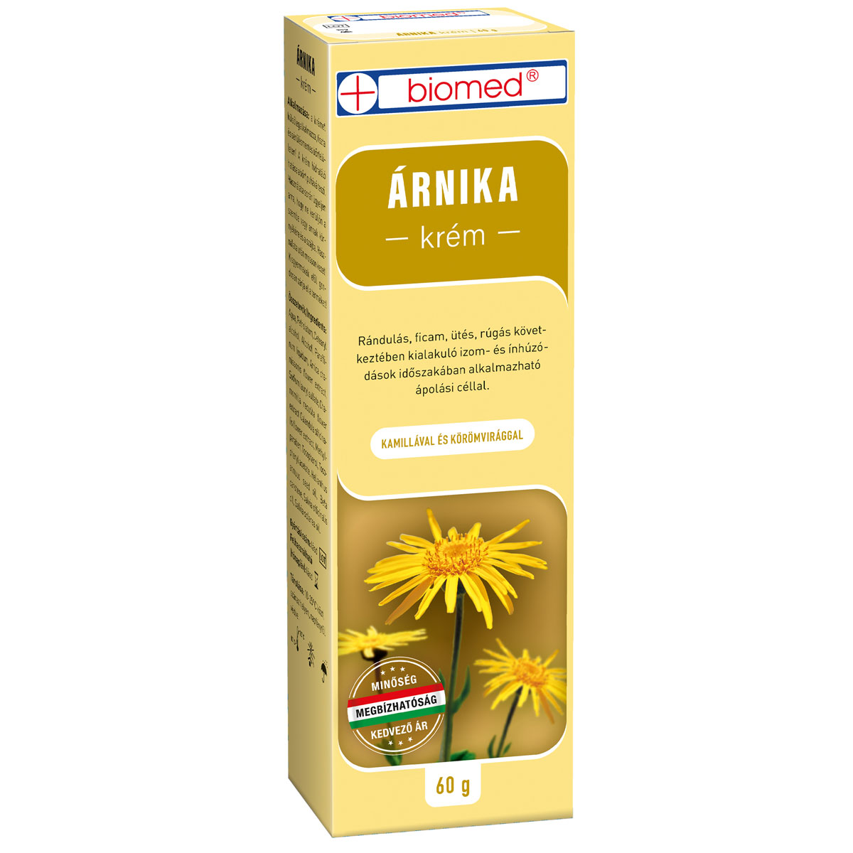 Biomed árnika krém - 60g 1 Biomed árnika krém 60g