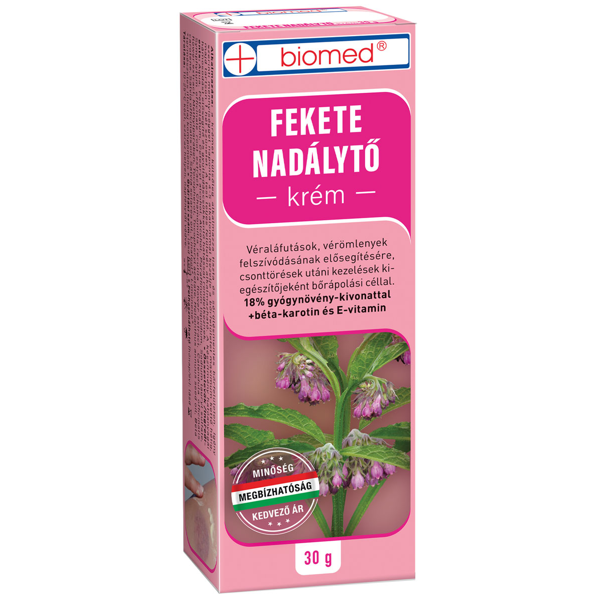 Biomed Fekete nadálytő krém - 30g 1 Biomed feketenadálytő krém 30 g