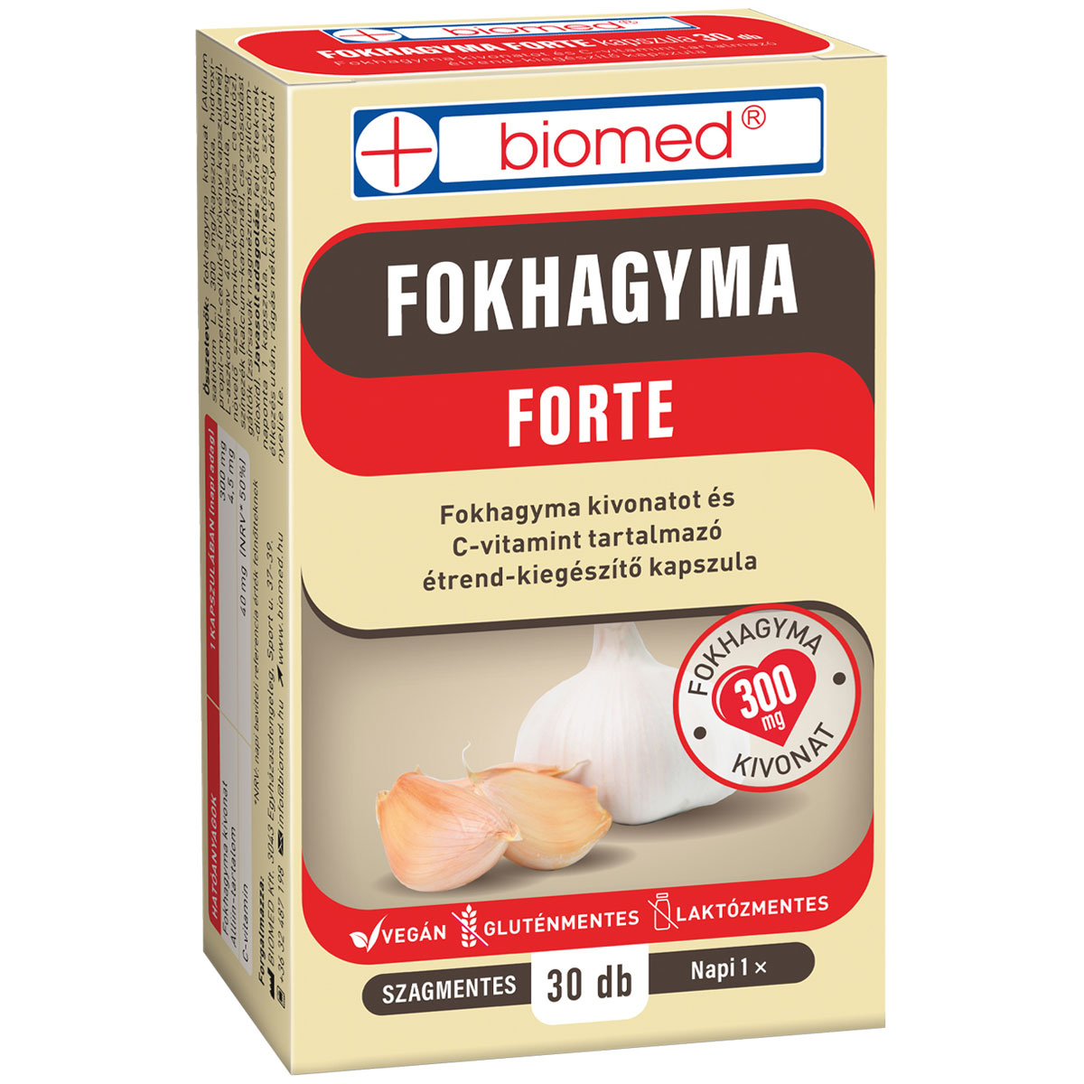 Biomed Fokhagyma forte kapszula - 30db 1 Biomed Fokhagyma forte kapszula 30db
