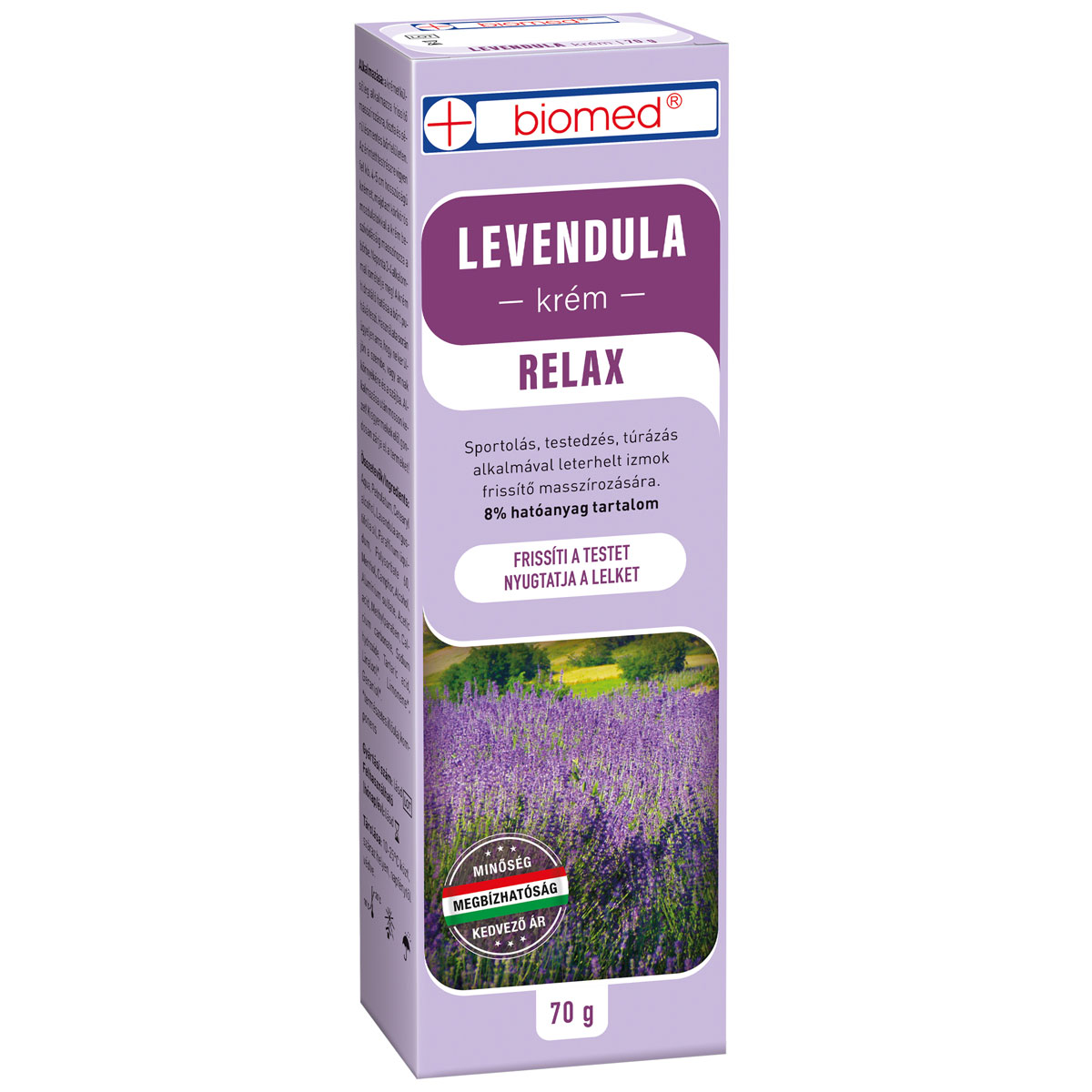 Biomed Francia levendula krém - 70g 1 Biomed francia levendula krém 70g