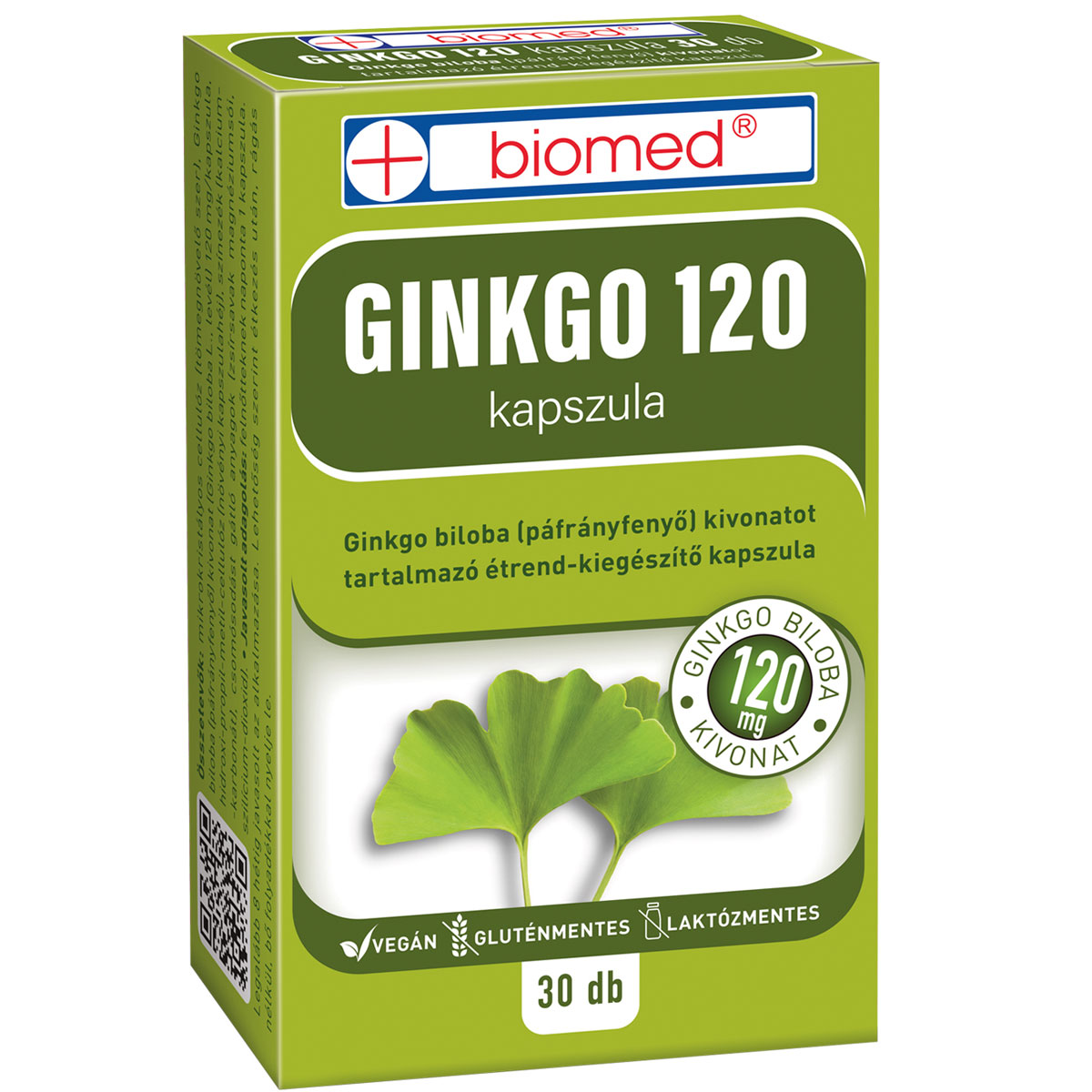 Biomed Ginkgo Biloba 120mg kapszula - 30db 1 Biomed Ginkgo 120 kapszula 30 db