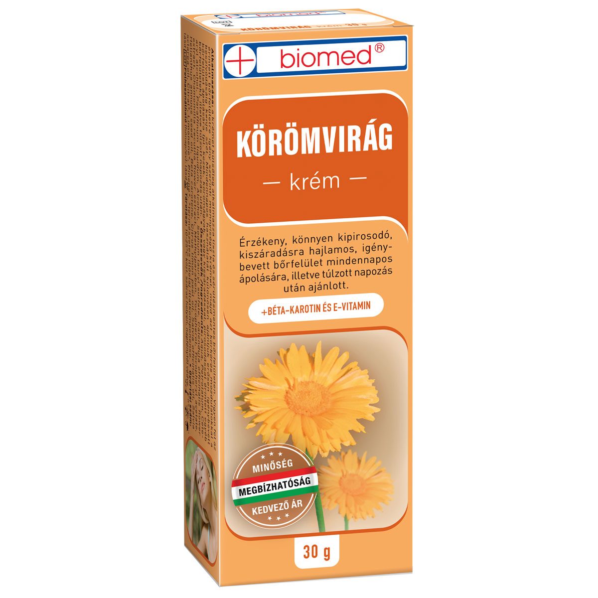 Biomed körömvirág krém - 30g 1 Biomed körömvirág krém 30g