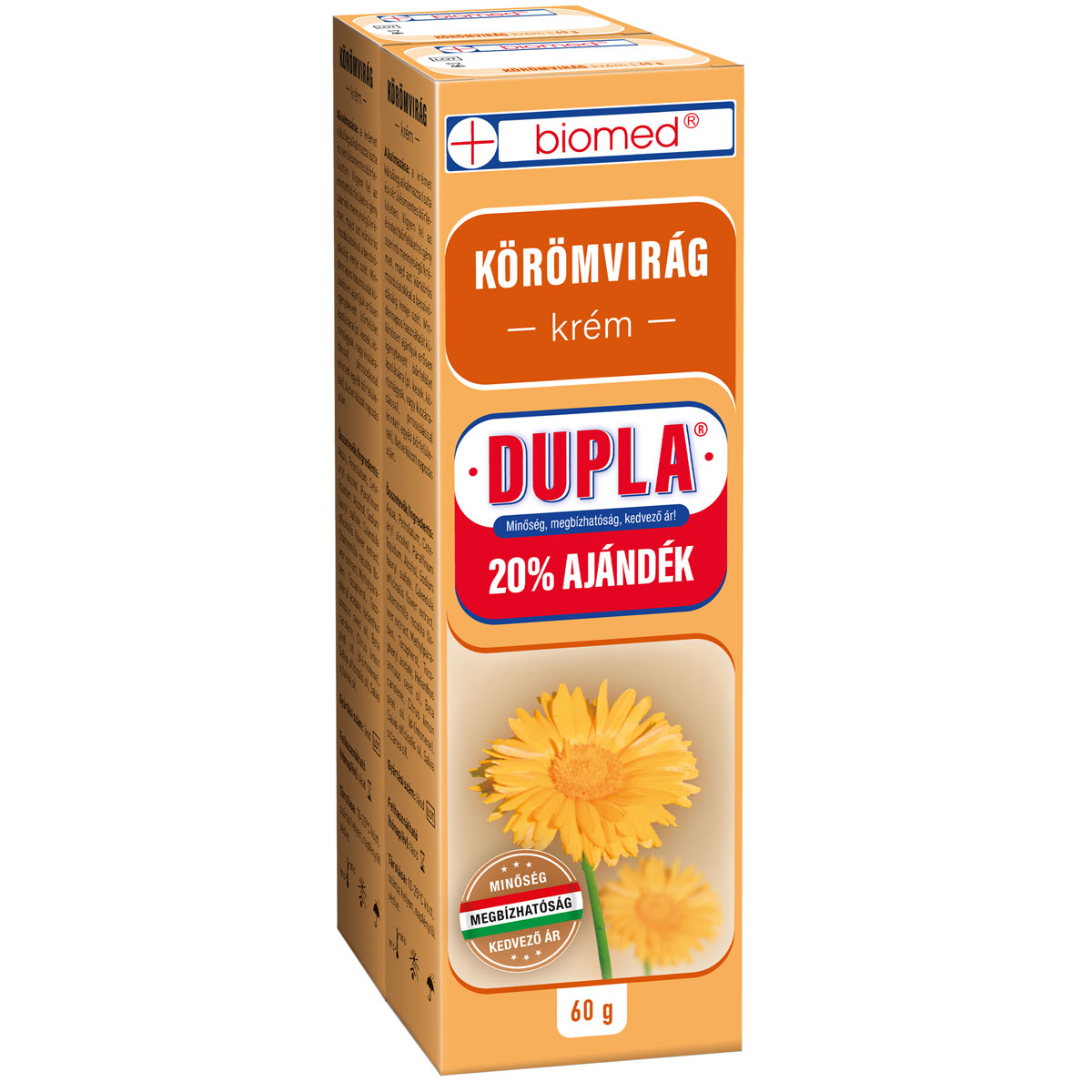 Biomed Körömvirág krém dupla - 2x60g 1 Biomed körömvirág krém dupla 2x60 g