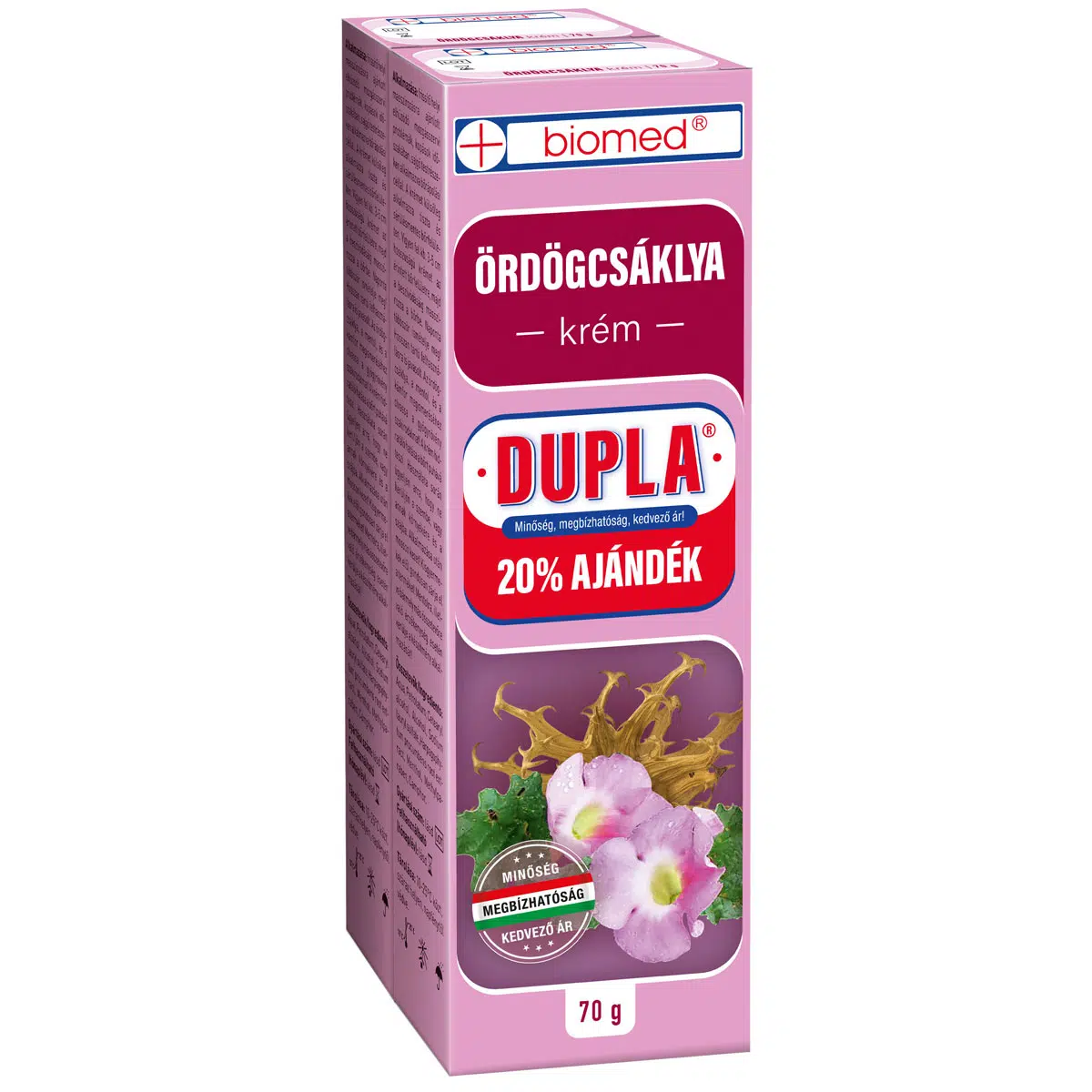Biomed Ördögcsáklya krém dupla - 2x70g 1 Biomed Ördögcsáklya krém dupla 2x70g
