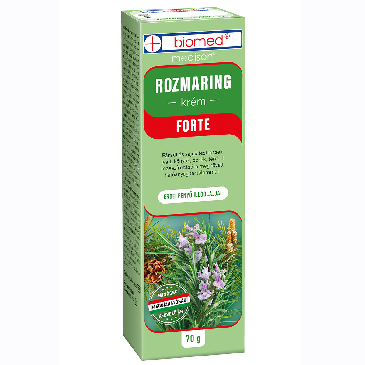 Biomed rozmaring krém forte - 70g 1 Biomed rozmaring krém forte 70 g