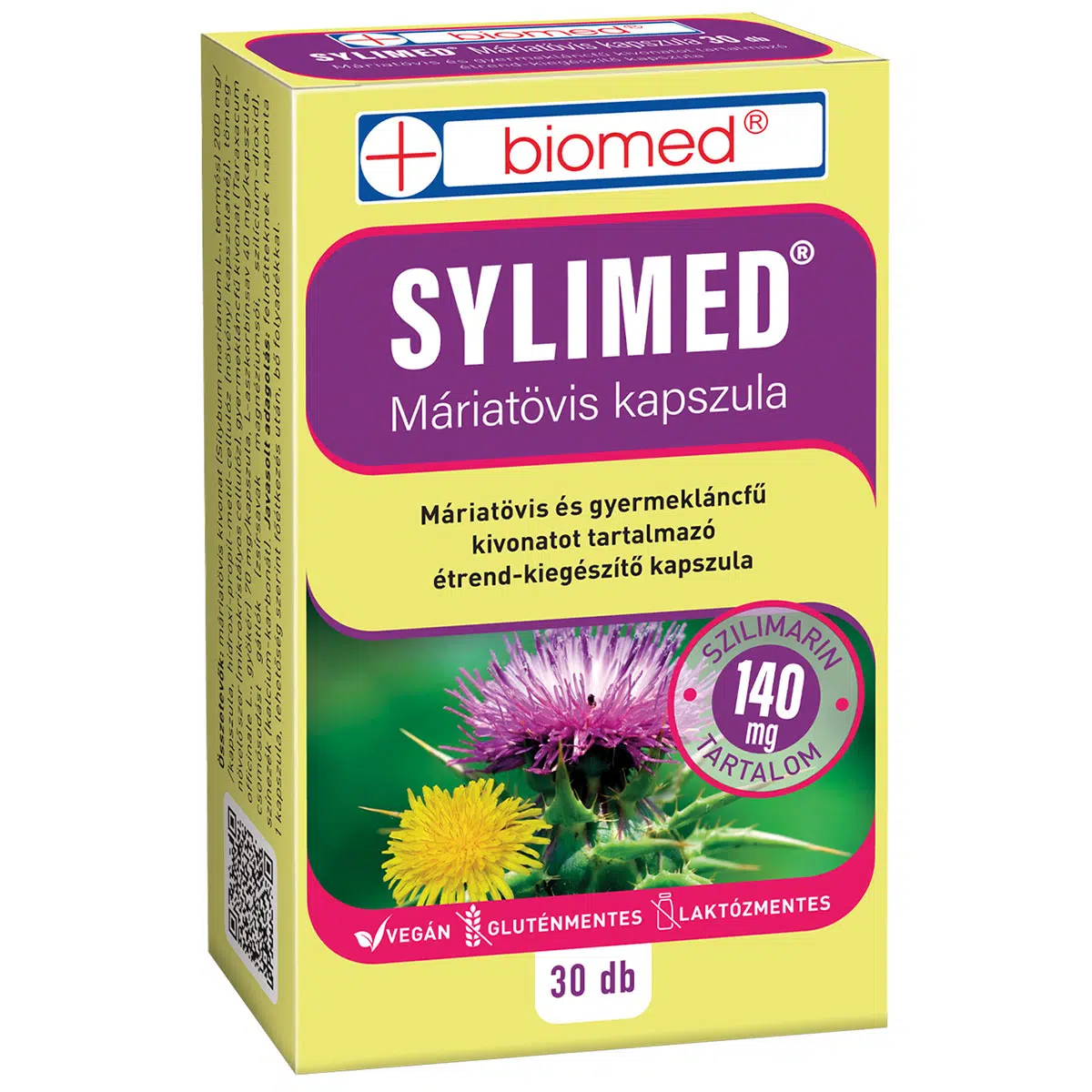 Biomed sylimed máriatövis kapszula - 30db 1 Biomed sylimed máriatövis kapszula 30 db