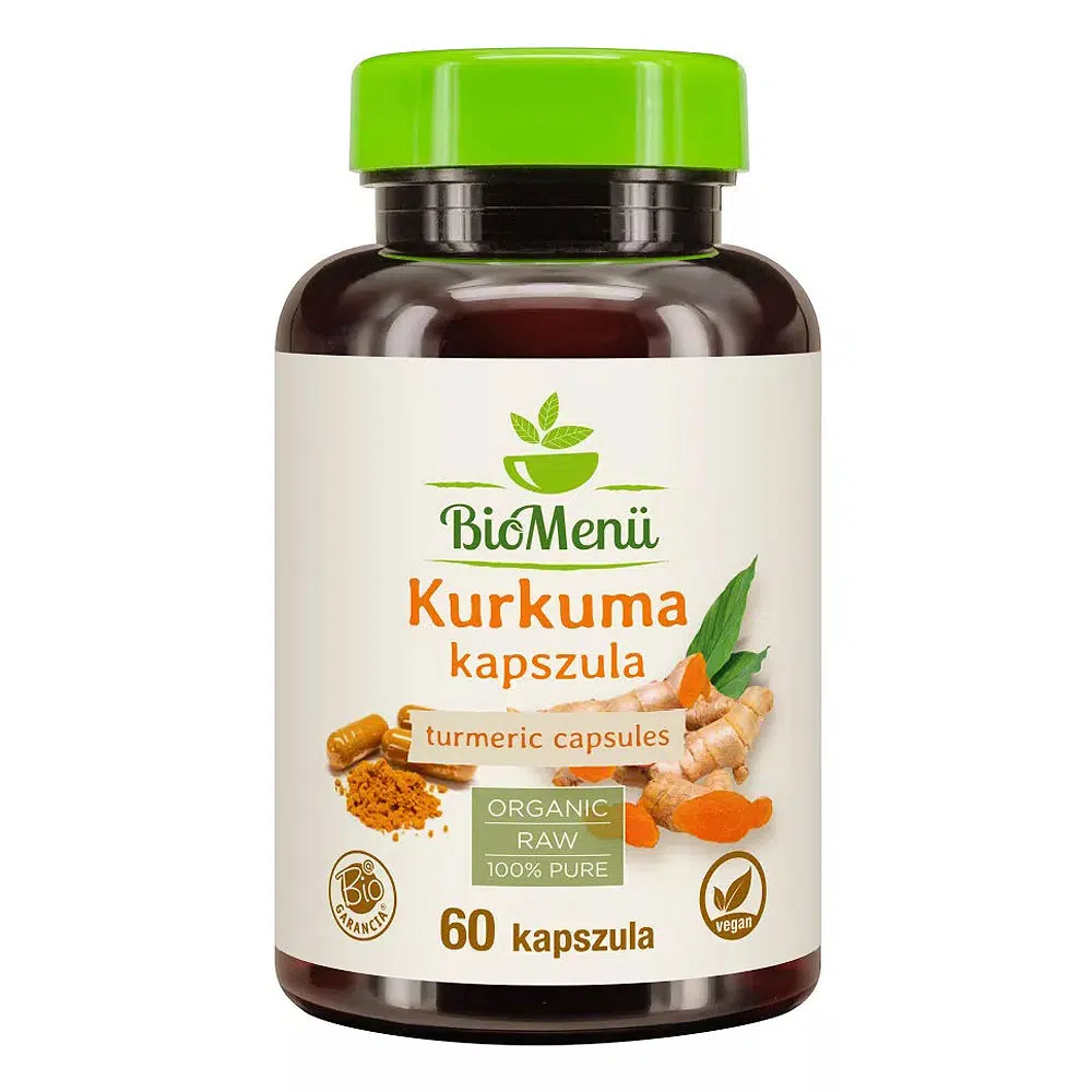 Biomenü Bio Kurkuma kapszula - 60db 1 Biomenü Bio Kurkuma kapszula 60db
