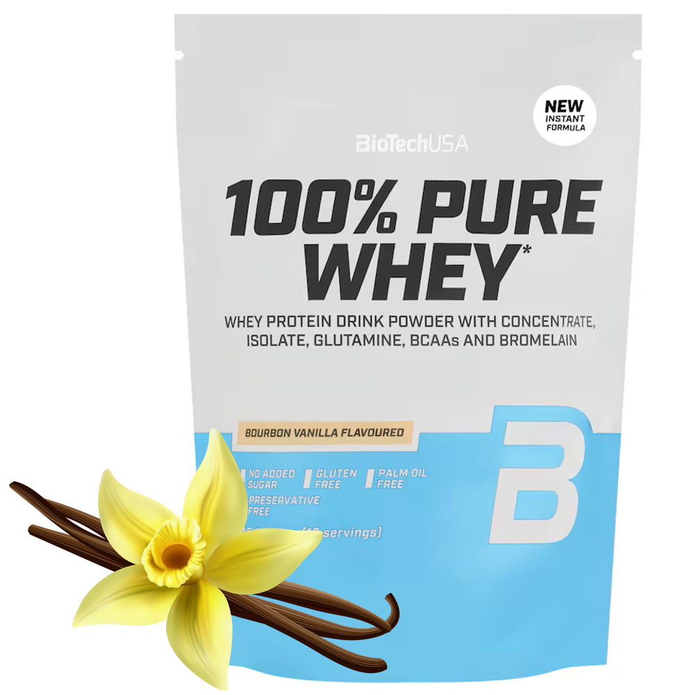 Biotech USA 100% Pure Whey vanília - 400g 1 Biotech USA 100% Pure Whey vanília - 400g