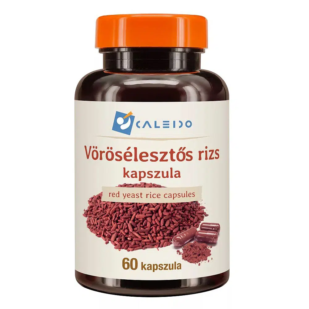 Caleido Vörösélesztős Rizs kapszula - 60db 1 Caleido Vörösélesztős Rizs kapszula 60 db