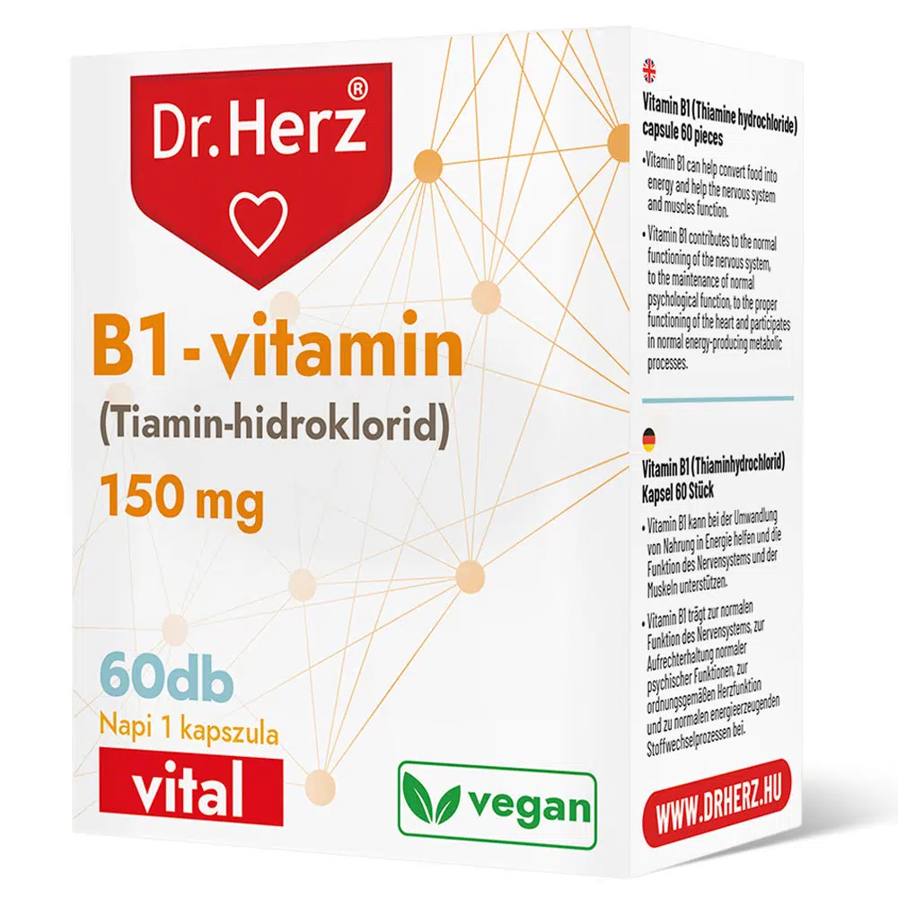Dr. Herz B1-vitamin kapszula - 60db 1 Dr. Herz B1-vitamin kapszula - 60db