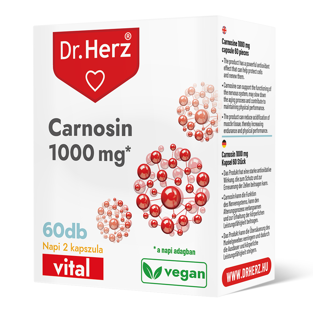 Dr. Herz Carnosin 1000mg kapszula - 60db 1 Dr. Herz Carnosin 1000mg kapszula - 60db