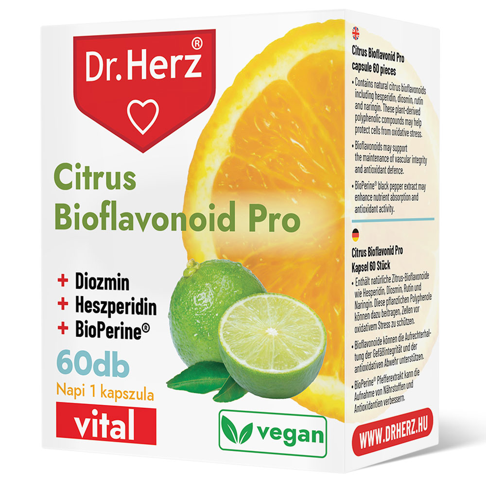 Dr. Herz Citrus Bioflavonoid Pro kapszula - 60db 1 Dr. Herz Citrus Bioflavonoid Pro kapszula - 60db