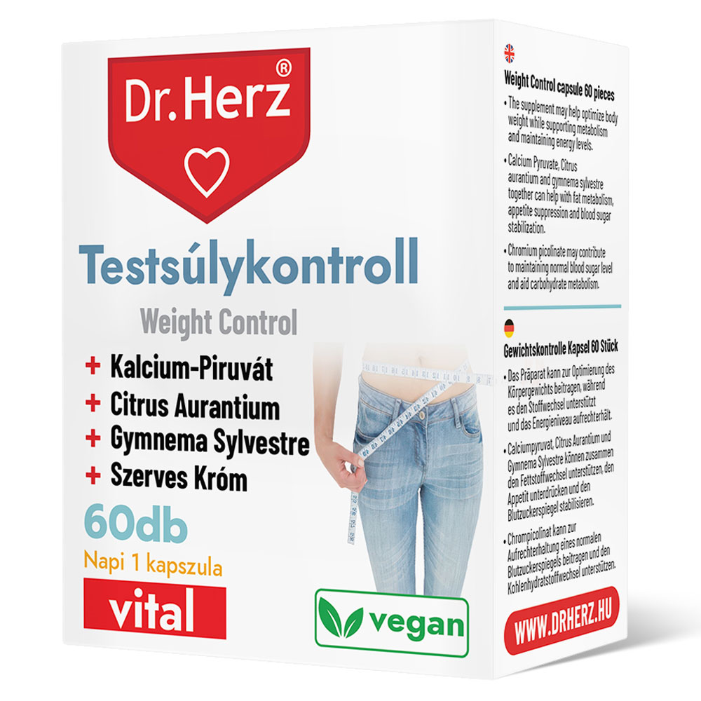 Dr. Herz Testsúlykontroll kapszula - 60db 1 Dr. Herz Testsúlykontroll kapszula - 60db