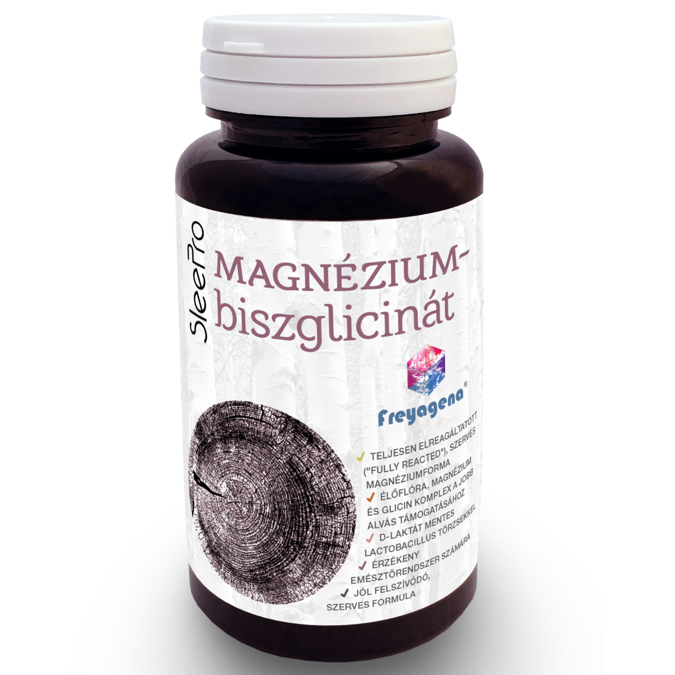 Freyagena SleePro Magnézium-Biszglicinát kapszula - 30db 1 Freyagena SleePro Magnézium-Biszglicinát kapszula - 30db