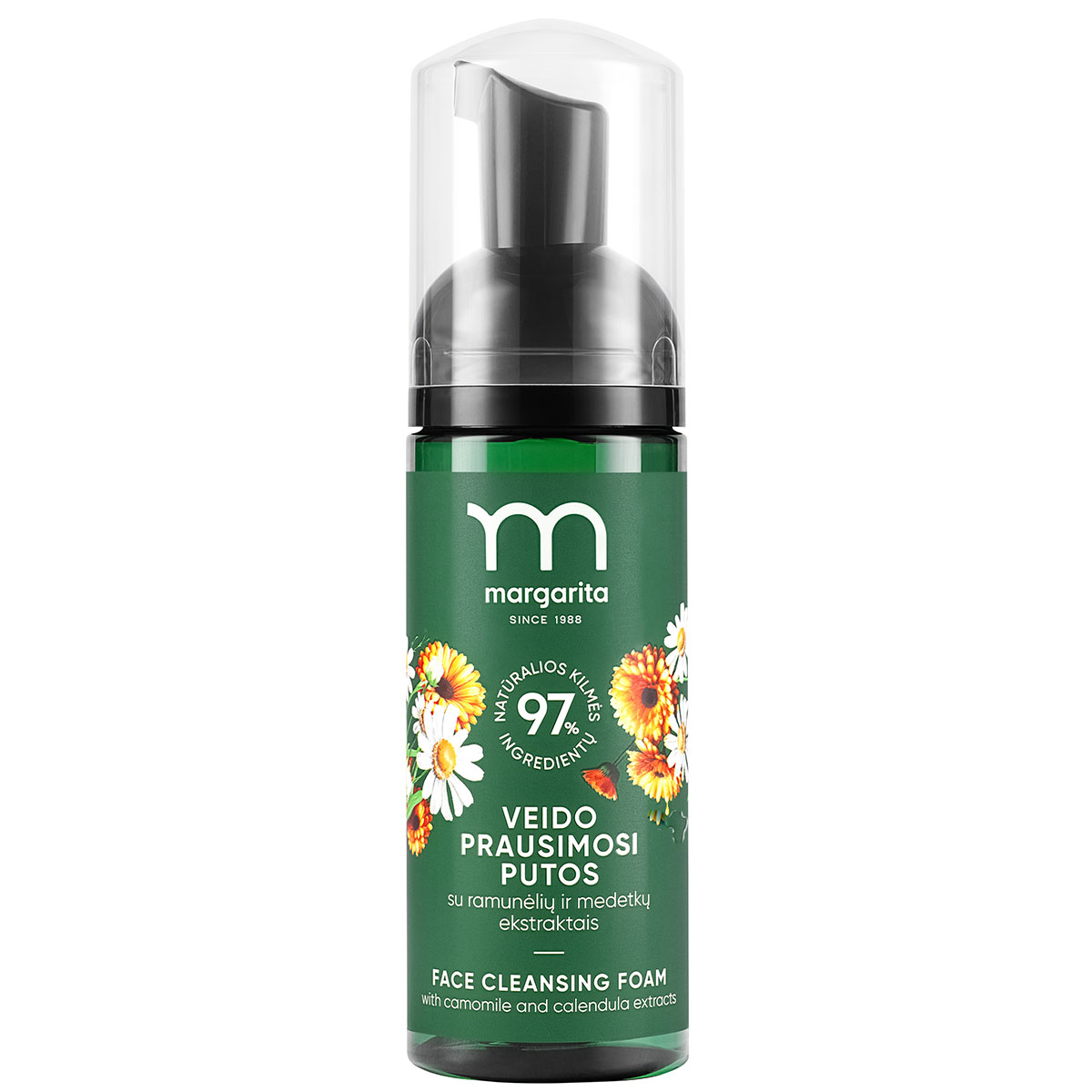 Margarita Arctisztító hab kamilla- és körömvirágkivonattal - 150ml 1 Margarita Arctisztító hab kamilla- és körömvirágkivonattal - 150ml