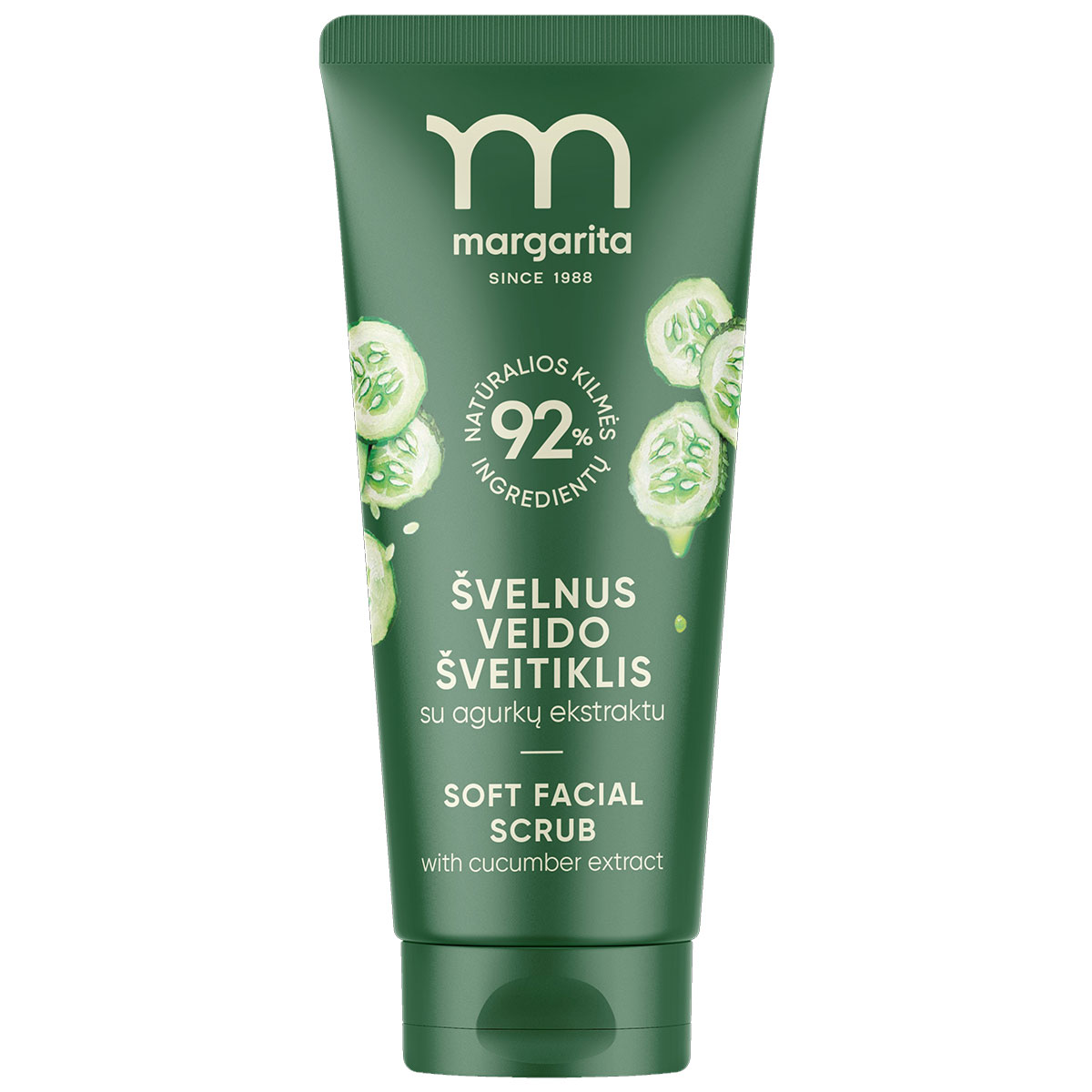Margarita Puhító arcradír uborkakivonattal - 75ml 1 Margarita Puhító arcradír uborkakivonattal - 75ml