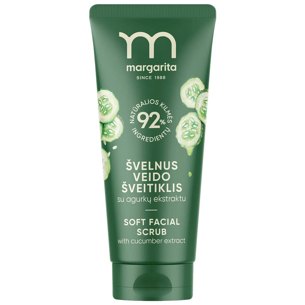 Margarita Puhító arcradír uborkakivonattal - 75ml 1 Margarita Puhító arcradír uborkakivonattal - 75ml