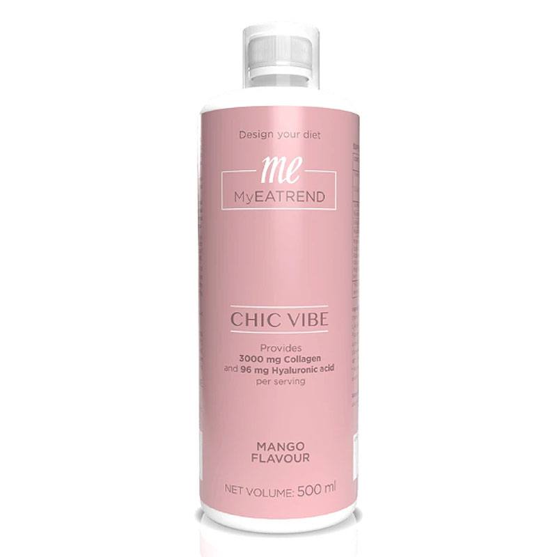MyEATREND Chic Vibe Kollagén 3000mg Mango ital - 500ml 1 MyEATREND Chic Vibe Kollagén 3000mg Mango ital - 500ml